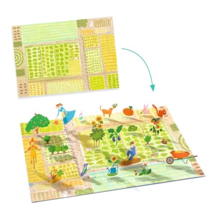 DJECO loovuskomplekt Lift-up Stickers – Talu, DJ00045