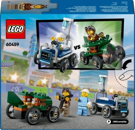 60459 LEGO® City Great Vehicles Lennuk vs haiglavoodi võidusõiduautode komplekt 