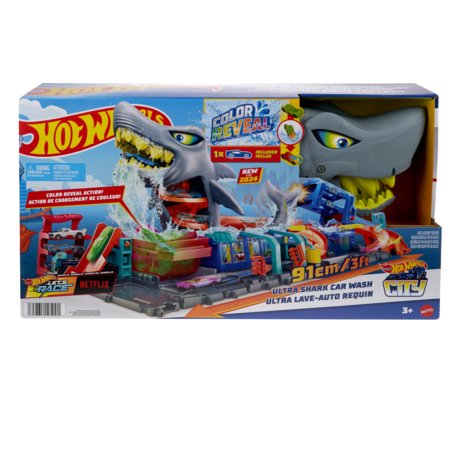 HOT WHEELS City hai värvimuutev autopesula, HTN82 