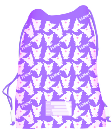 KUROMI spordijalatsite kott, lilla, TO-WKS-3724-XXX-KURO-SA 