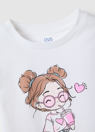 OVS lühikeste varrukatega t-särk, 116 cm, 002575726 