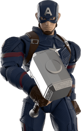 Blokees transformaator  Marvel Heros - Champion Class Captain America, 81115 