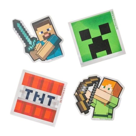 MINECRAFT kustutite komplekt, 4 tk, 166507104 