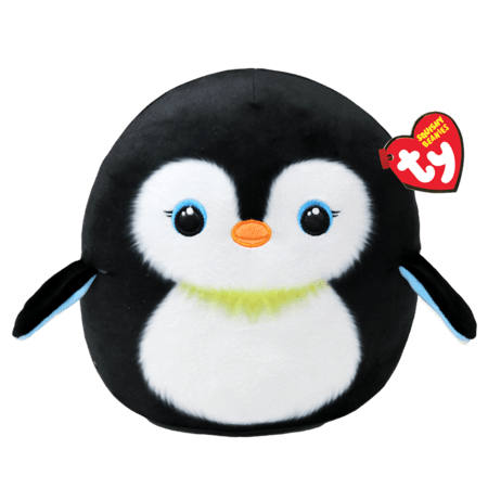TY Beanie Squishies pingviin squish NEVE 25cm, TY39284 