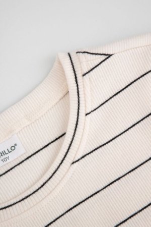 COCCODRILLO lühikeste varrukatega t-särk, mustad, cm 