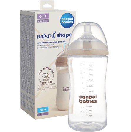 CANPOL BABIES lutipudel NATURAL SHAPE, 330 ml, 35/402 