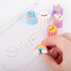 Kustutuskummide komplekt Unicorn and Candy assortii, 959317 