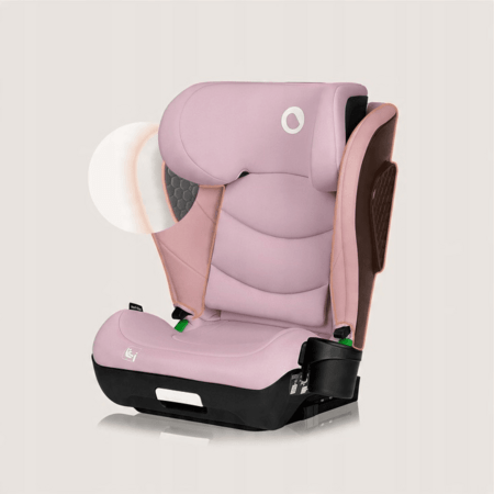 LIONELO turvatool NEAL I-SIZE, 100-150 cm., Pink lilac 