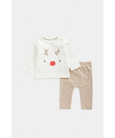 MOTHERCARE pikkade varrukatega t-särk ja püksid, FE148  