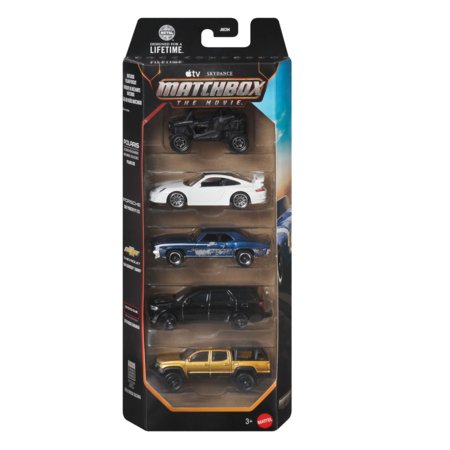 MATCHBOX MOVIE 5 automudelit komplektis, JNC94 