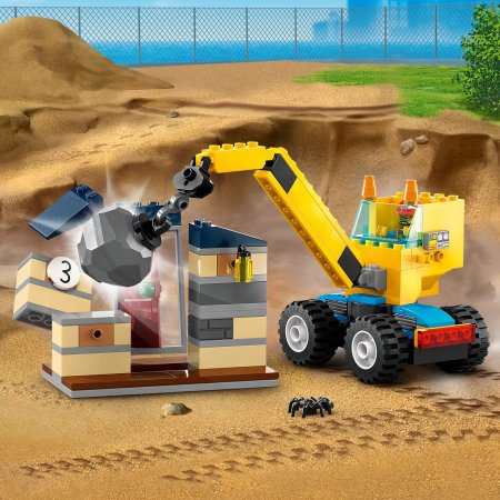 60391 LEGO® City Ehitusveokid ja lammutuskuuliga kraana 60391