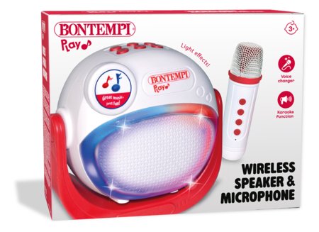 BONTEMPI Ball speaker with wireless microphone, 481010 