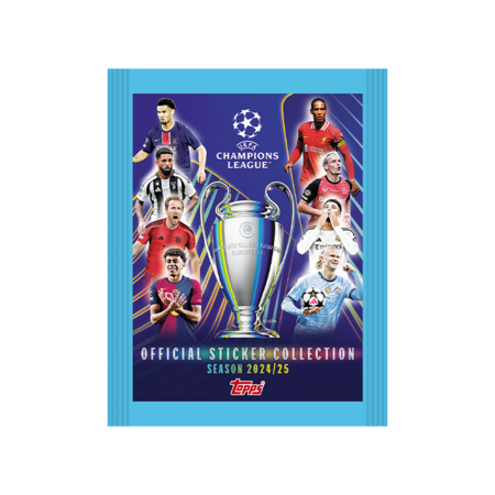 TOPPS kleepsud Champions League 2025 Packet, 5053307074453 
