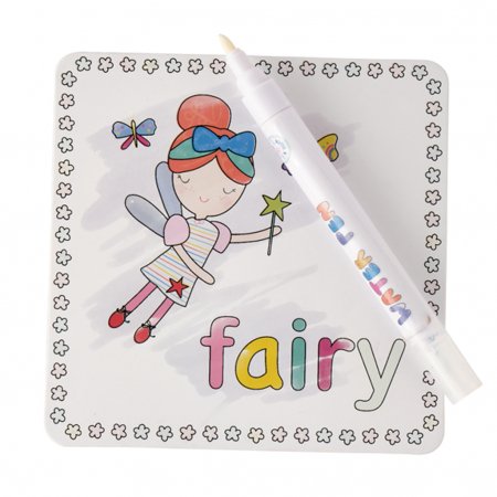 FLOSS AND ROCK Vesipliiatsi komplekt Pad&Cards Rainbow Fairy, 40P3604 40P3604