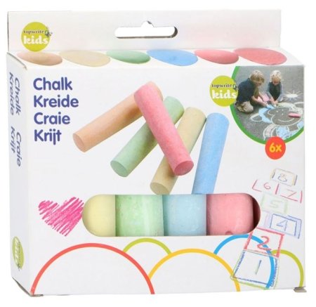 Õues kasutatavad kriidid, 6 tk, 330173928 