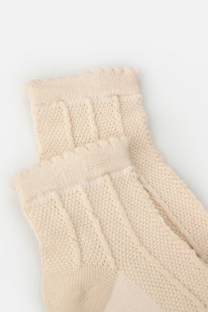 COCCODRILLO sokid SOCKS GIRL, beežid, WC4382217SOG-002-036 
