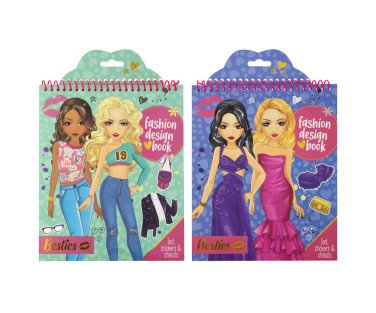 BESTIES loovraamat "Fashion designer book", assortii., 140007 