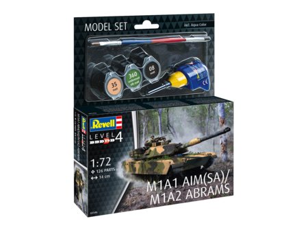 REVELL mudel M1A1 AIM(SA)/ M1A2 Abrams, 63346 
