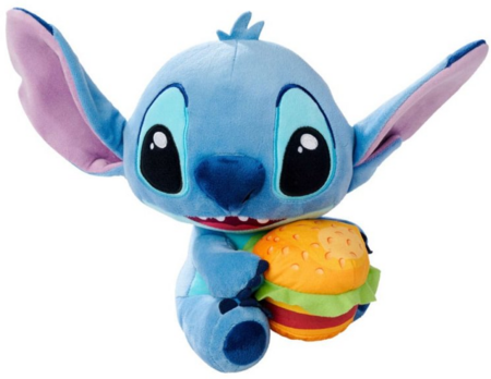 SIMBA DISNEY plüüsist mänguasi Stitch hamburgeriga, 25 cm, 6315870513 