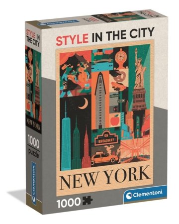 CLEMENTONI pusle Style In The City New York, 1000 tk., 37116 