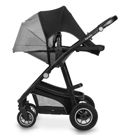LIONELO päikesekaitse lapsevankritele, Black carbon, LO-STROLLER SUN COVER 