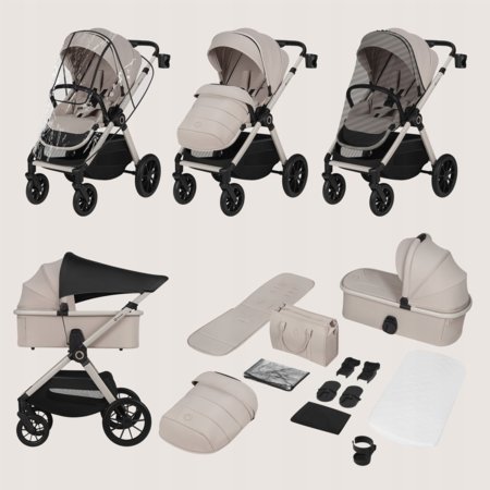 LIONELO universaalne käru LAYLA 3in1, Beige sand, LO-LAYLA 3IN1 