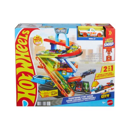 HOT WHEELS City 2-ühes triki-garaaž, JHL94 
