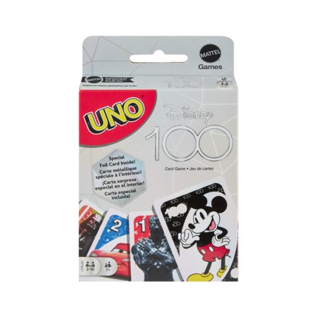 MATTEL GAMES UNO kaardid DISNEY 100 a. juubeliks, HPW21 HPW21
