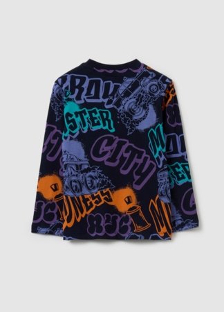 OVS pikkade varrukatega t-särk, tumesinised, 140 cm, 002105768 