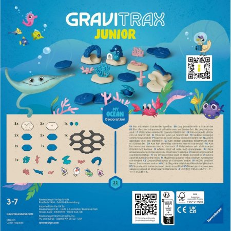 RAVENSBURGER GRAVITRAX JUNIOR laienduskomplekt Ocean, 27400 