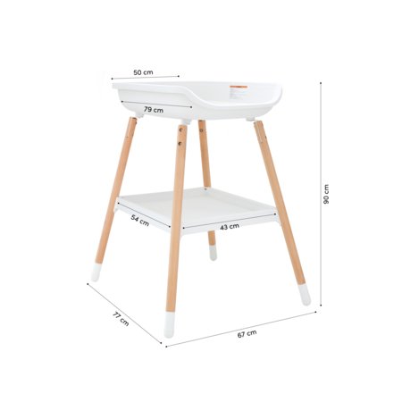 MARKLAND mähkimislaud, White, 18-10MKL 