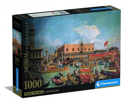 CLEMENTONI puslemuuseum Canaletto Compact, 1000 tk., 39792 39792