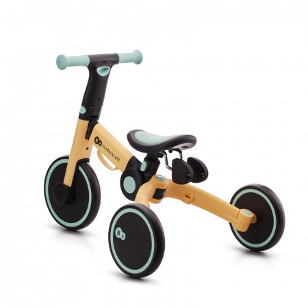 KINDERKRAFT kolmerattaline jalgratas 3in1 4Trike kollane, KR4TRI22BLU0000 KR4TRI22BLU0000