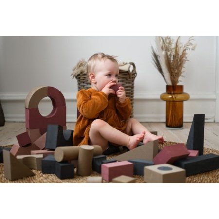 BABYTROLD pehmed klotsid FOAM BLOCKS, Sand, 18-49SA 
