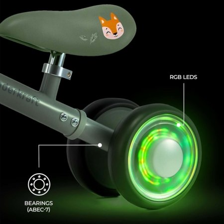 KINDERCRAFT tasakaaluratas CUTIE FLASH, roheline, KRCUFL00GRE0000 