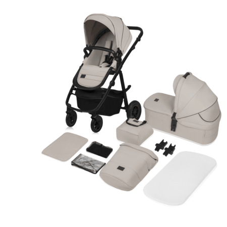 LIONELO universaalne käru AMBER PLUS 2in1, Beige sand, LO-AMBER PLUS 