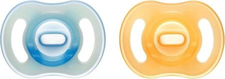 TOMMEE TIPPEE silikoonist lutt NIGHT GLOW ULTRALIGHT, 6-18 k., 2 tk., 433805 