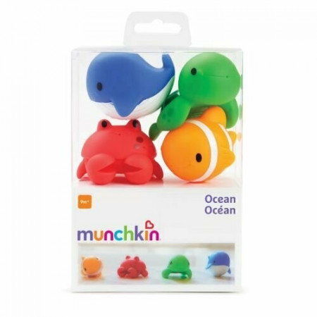 MUNCHKIN vannimänguasjad 4tk 9k+ Ocean 9019601 01110303