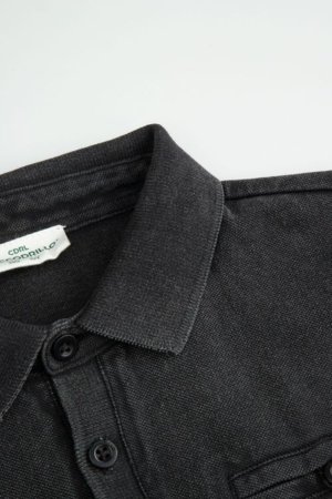 COCCODRILLO lühikeste varrukatega polo särk, mustad, WC6143601HBJ-021-158, 158 suurus 