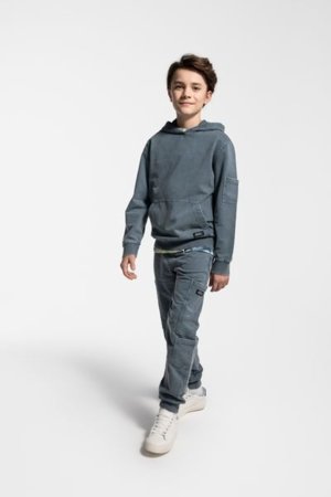 COCCODRILLO kapuutsiga kampsun SAGE TIME BOY JUNIOR, sinine, WC5132302SBJ-014-164, 164 cm 