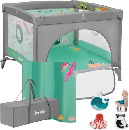 LIONELO maneež MILLE PLUS, Grey/Green 