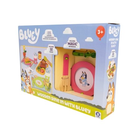 BLUEY puidust õhtusöögikomplekt, 248C 