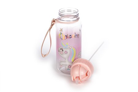 DREAM POP plastikust veepudel Ükssarvik, 414 ml, K31010-32757 