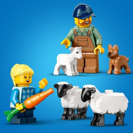60461 LEGO® City Great Vehicles Punane farmitraktor haagise ja lambaga 