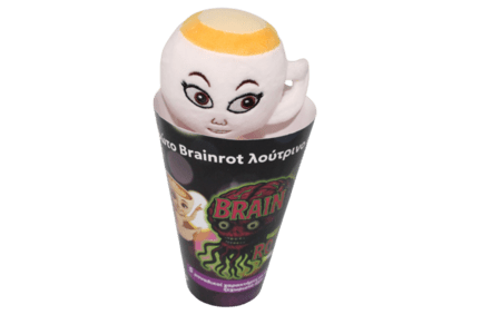 BRAIN ROT rääkiv plüüšist võtmehoidja 15 cm, assortii, BD1270 