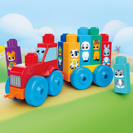 MEGA BLOKS traktor loomadega ehituskomplekt, JKG33 