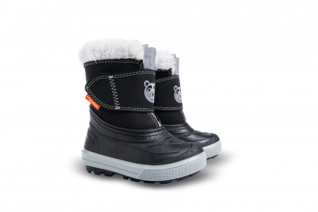 DEMAR talvesaapad BEAR, mustad/roosad, 1507, 22-23 1507 28-29