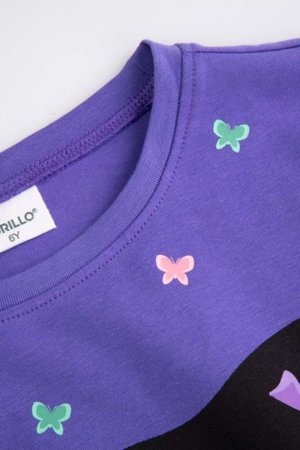 COCCODRILLO t-särk RAVE GIRL KIDS, violett, cm 