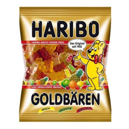 HARIBO kummikommid GOLDBEAR, puuviljane maitse, 100 g., HARI0155 