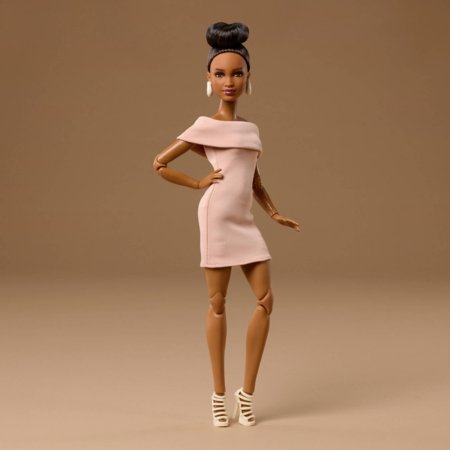 BARBIE Basics No08 pruunide juustega nukk, JJX27 